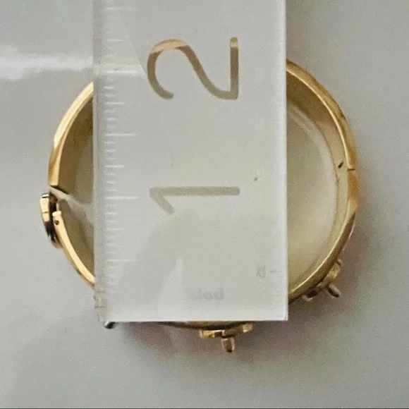 Coach Turnlock Bracelet Elegant Enamel in Orange VINTAGE - Picture 10 of 12